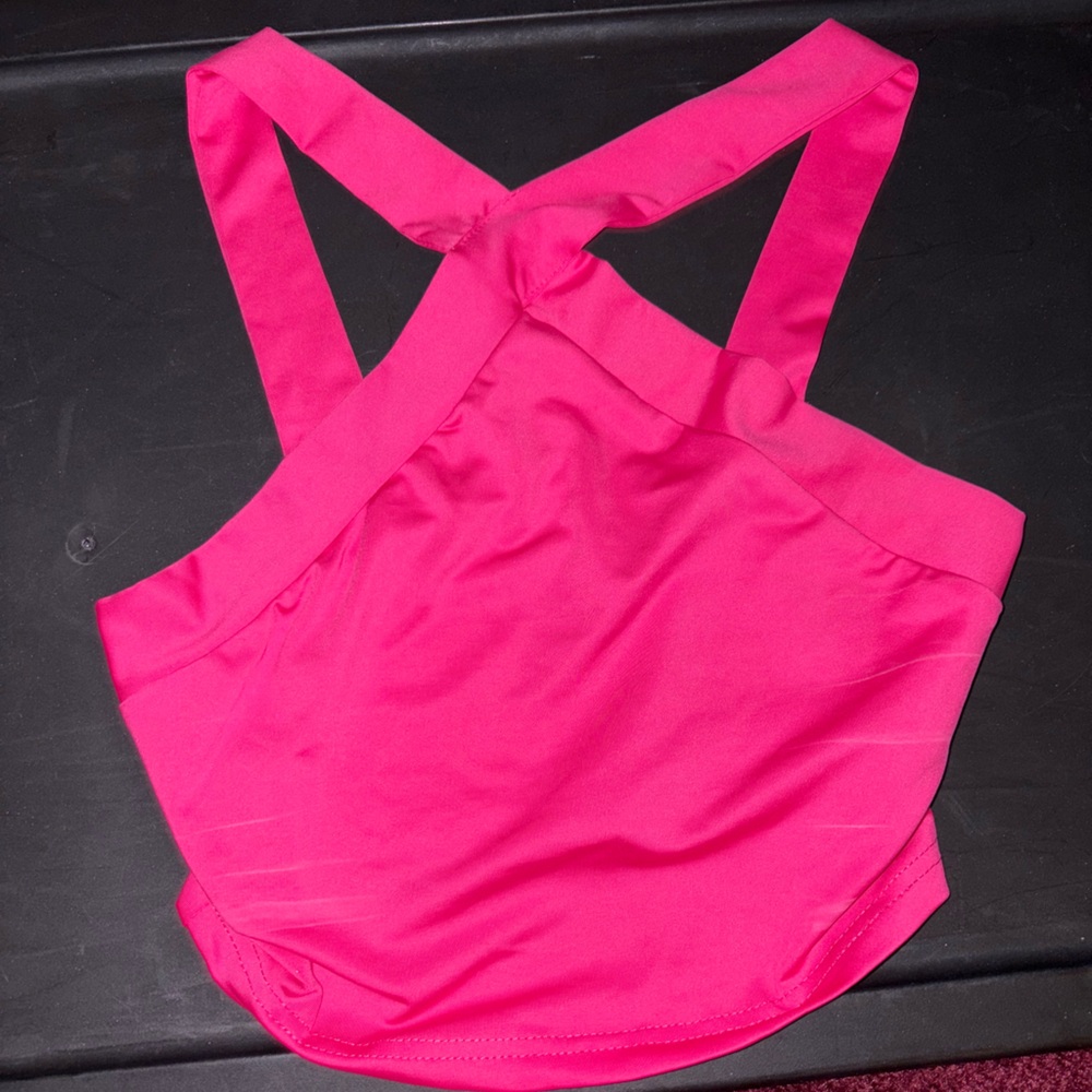Vibrant Pink Halter Top